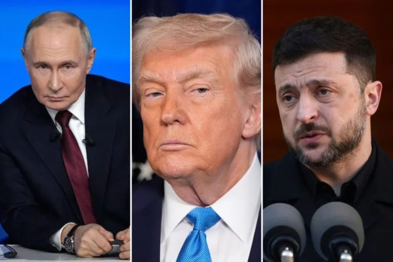 Putin, Trump, and Zelensky
