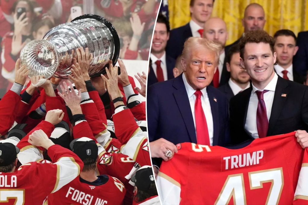 Stanley Cup champions Florida Panthers honored at the White House