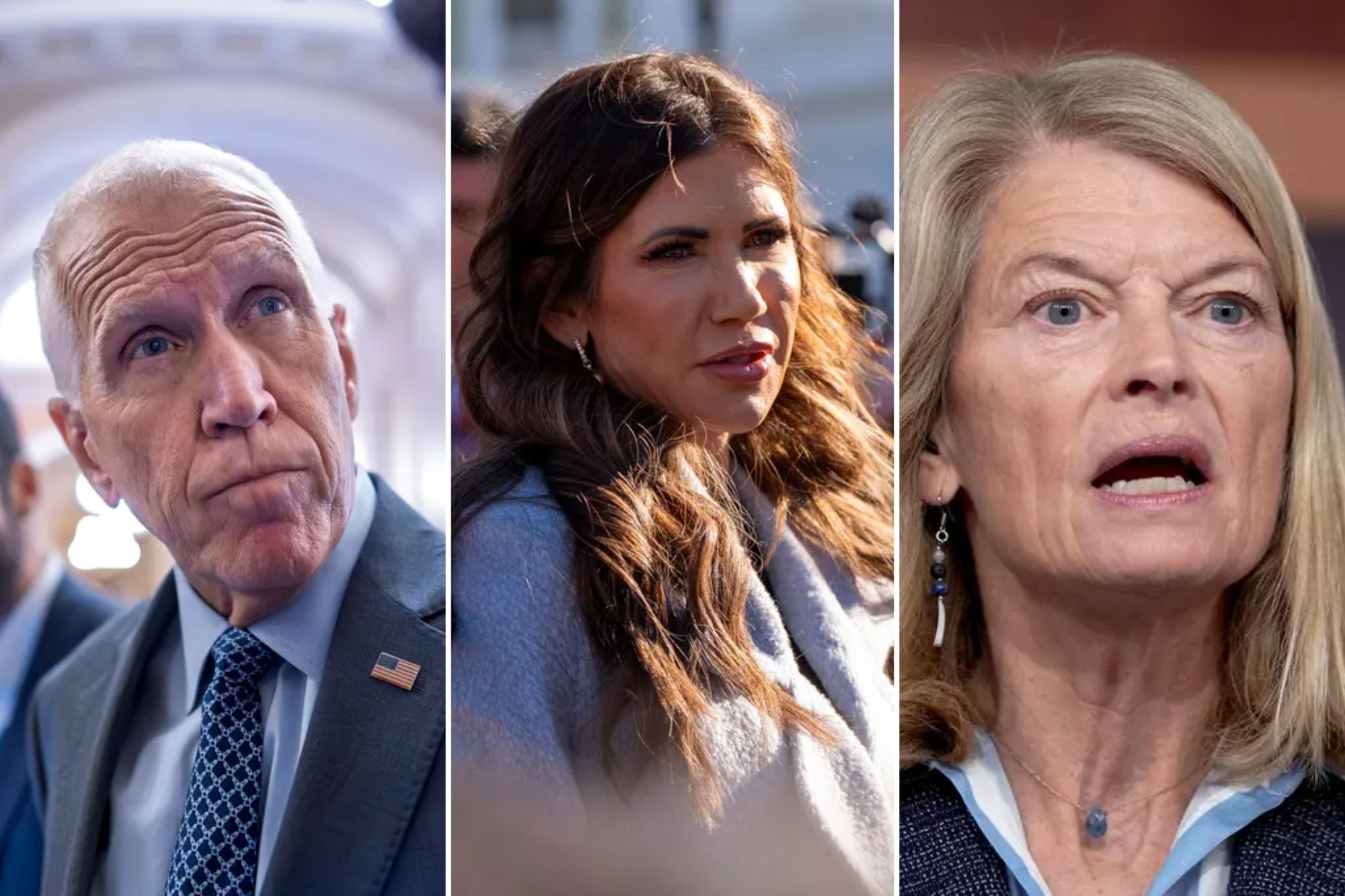 Thom Tillis and Lisa Murkowski call for Noem’s ouster as GOP frustrations grow