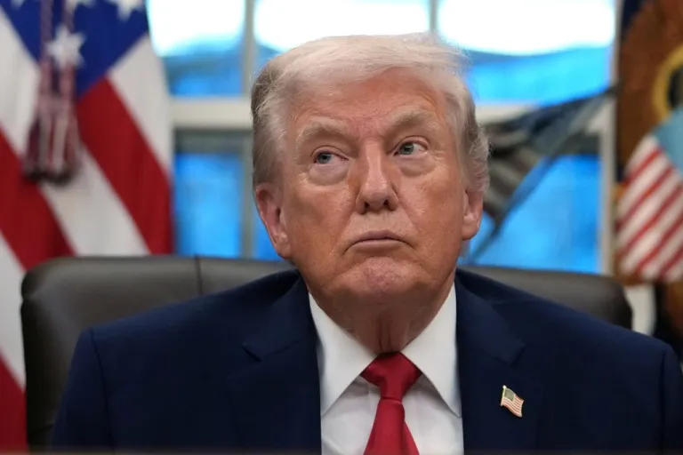 Trump in the Oval Office.