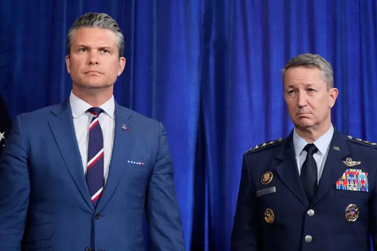 Hegseth and Caine.