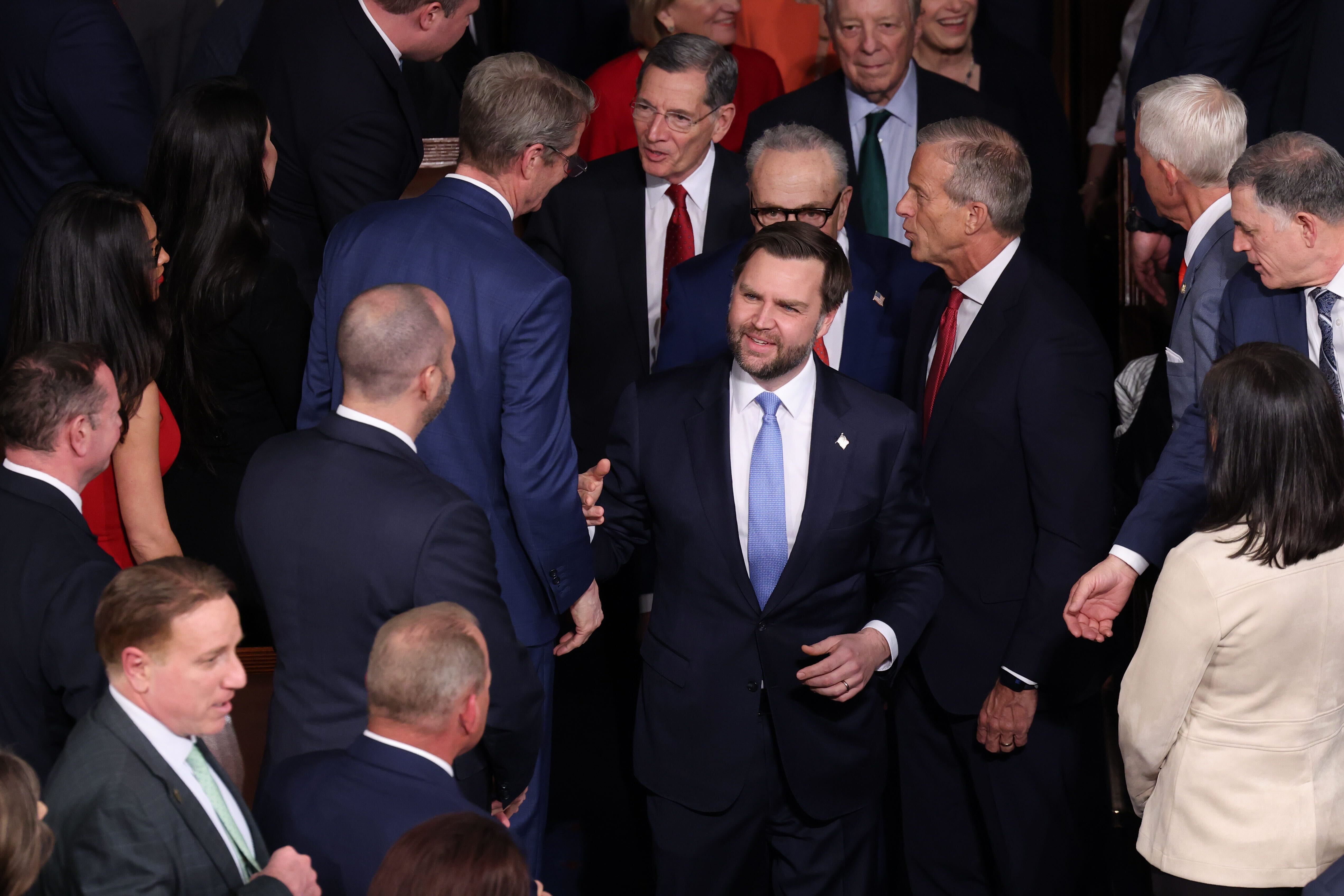 Vance takes the affordability pitch to Wisconsin after State of the Union address