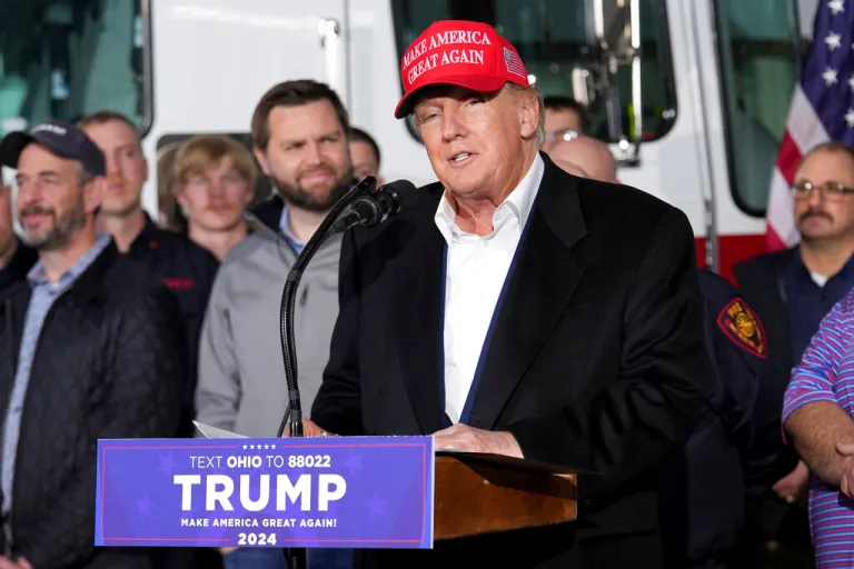 President Donald Trump has taken significant steps toward helping the people of East Palestine, Ohio rebuild their lives following the 2023 Norfolk Southern train derailment, but senior administration officials concede that it will likely be years before the community can fully recover. (AP Photo/Matt Freed)