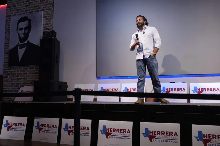 Brandon Herrera, a gun-rights YouTube creator who calls himself 