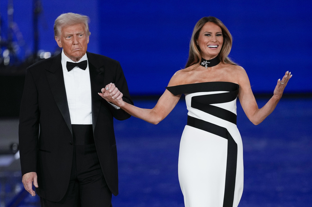 Melania Trump calls inaugural dress ‘America’s destiny’ symbol at Smithsonian event