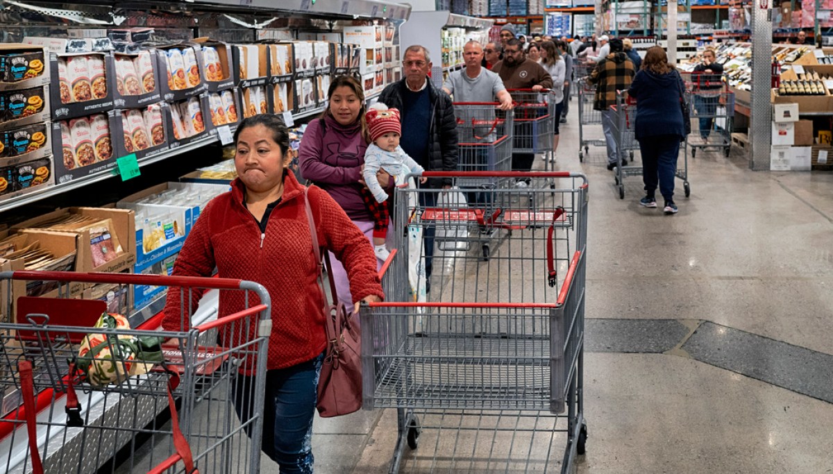 Consumer sentiment ticks up for third month in a row in sign deep gloom could recede