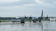 US military plane hits road barrier during Philippine training, injuring five personnel