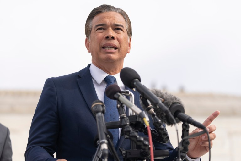 California Attorney General Rob Bonta (D).