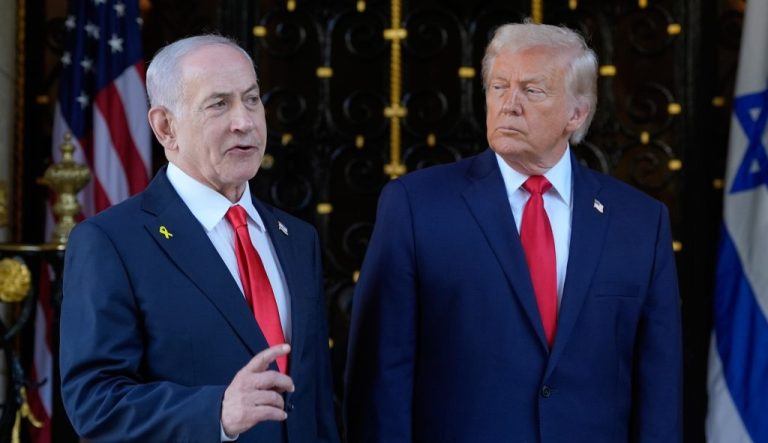 President Donald Trump and Israeli Prime Minister Benjamin Netanyahu.
