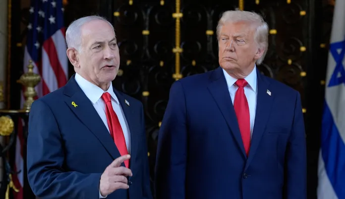 President Donald Trump and Israeli Prime Minister Benjamin Netanyahu.