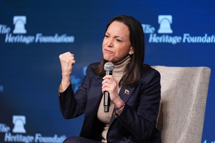 Machado posits Venezuela elections could be held in less than a year 