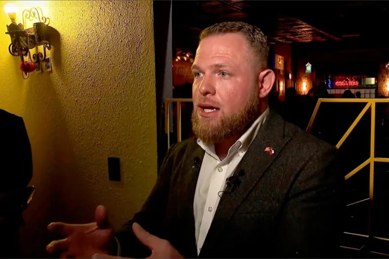 In this image taken from KXAS video, State Sen-elect Taylor Rehmet (D) speaks Jan. 31, 2026, in Fort Worth, Texas, after winning a special election for the Texas state Senate and flipped a reliably Republican district that President Donald Trump won by 17 points in 2024.