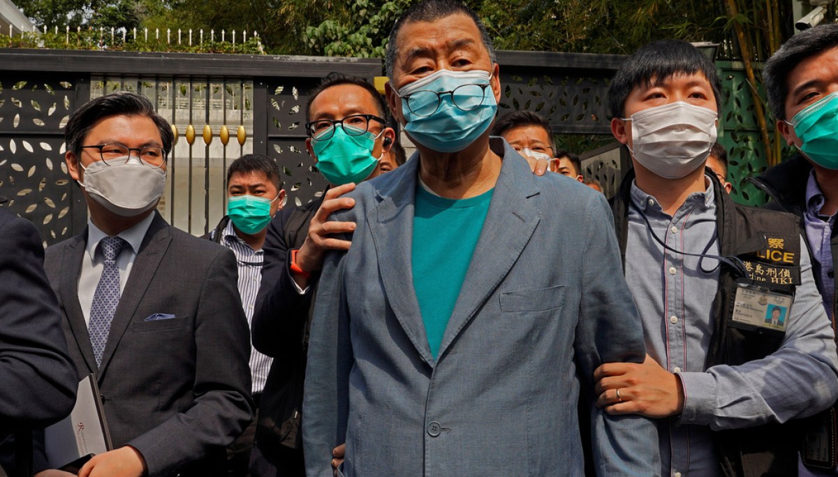 Hong Kong pro-democracy activist Jimmy Lai sentenced to 20 years