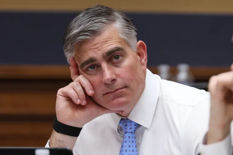 Michael Baumgartner (R-WA) listens as Attorney General Pam Bondi testifies before a House Judiciary Committee oversight hearing