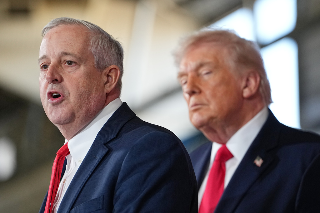 Trump pushes Michael Whatley’s North Carolina Senate bid during Fort Bragg troop visit