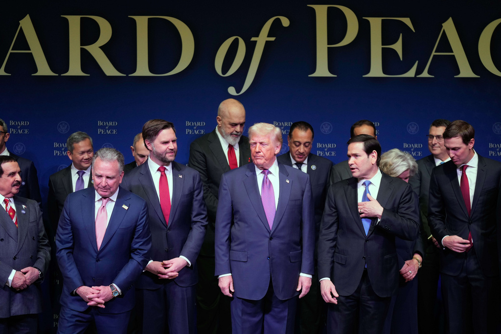 Trump contrasts ‘tough’ Vance to ‘velvet’ Rubio during Board of Peace meeting