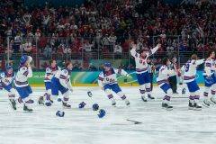US beats Canada in OT to take home first hockey gold since 1980