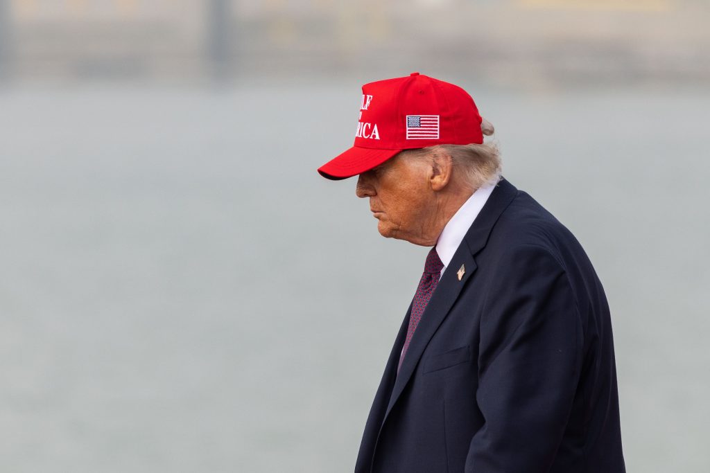 Trump says Iran missiles could soon have reached US and snubs press questions on conflict