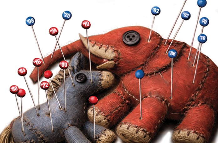 (Jason Seiler for the Washington Examiner) illustration american off rails