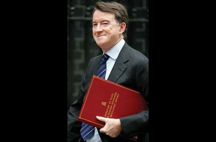 Peter Mandelson in London, April 30, 2009. (Alastair Grant / AP)