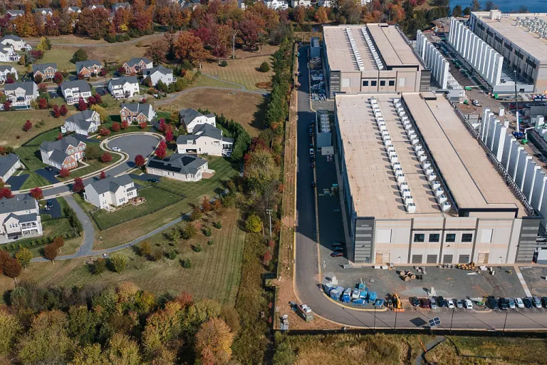 A Microsoft data center in Aldie, Virginia, US, on Tuesday, Oct. 28, 2025. Microsoft Corp. is scheduled to release earnings figures on October 29. Photographer: Lexi Critchett/Bloomberg via Getty Images
