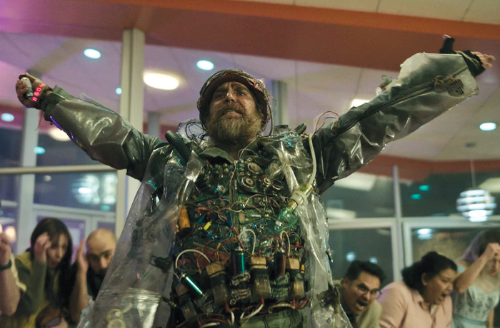 Sam Rockwell in Good Luck, Have Fun, Don’t Die. (Courtesy of Briarcliff Entertainment)