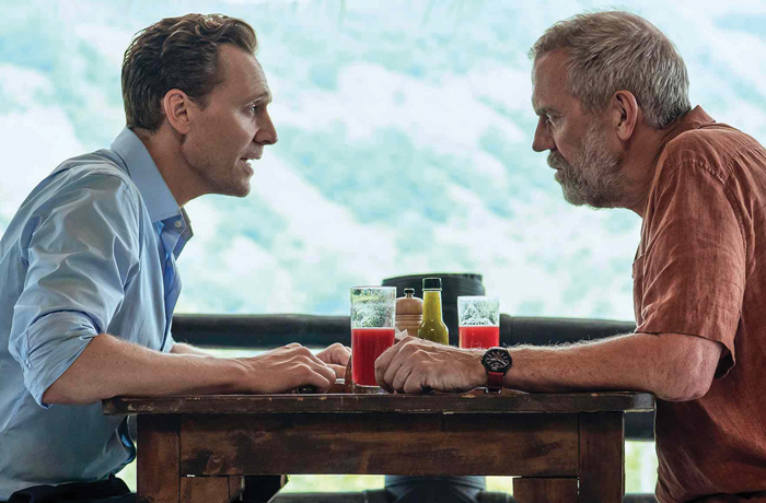 Tom Hiddleston and Hugh Laurie in 