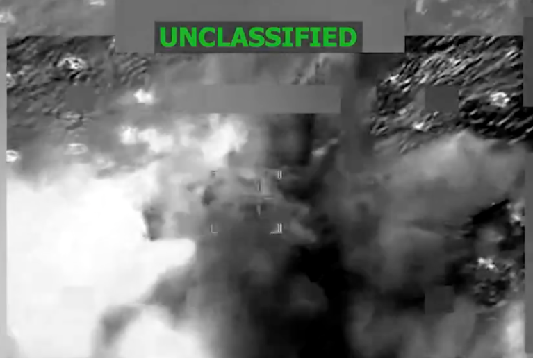 US Southcom strike on Feb. 9 (screenshot U.S. Southern Command X account)