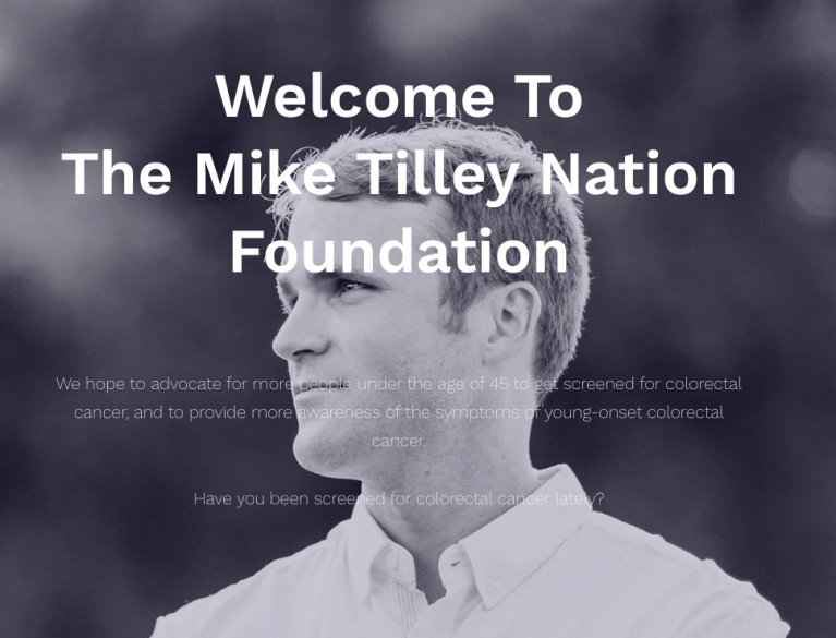 Mike Tilley Nation Foundation home page.