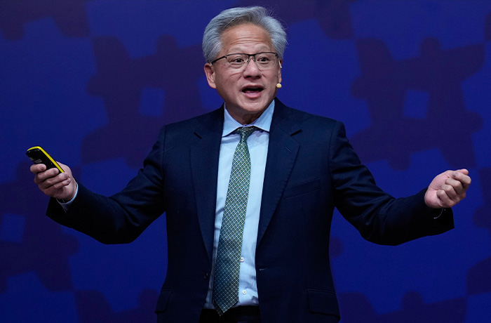 Nvidia CEO Jensen Huang (Ng Han Guan/AP)