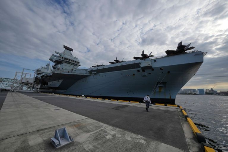 The HMS Prince of Wales.