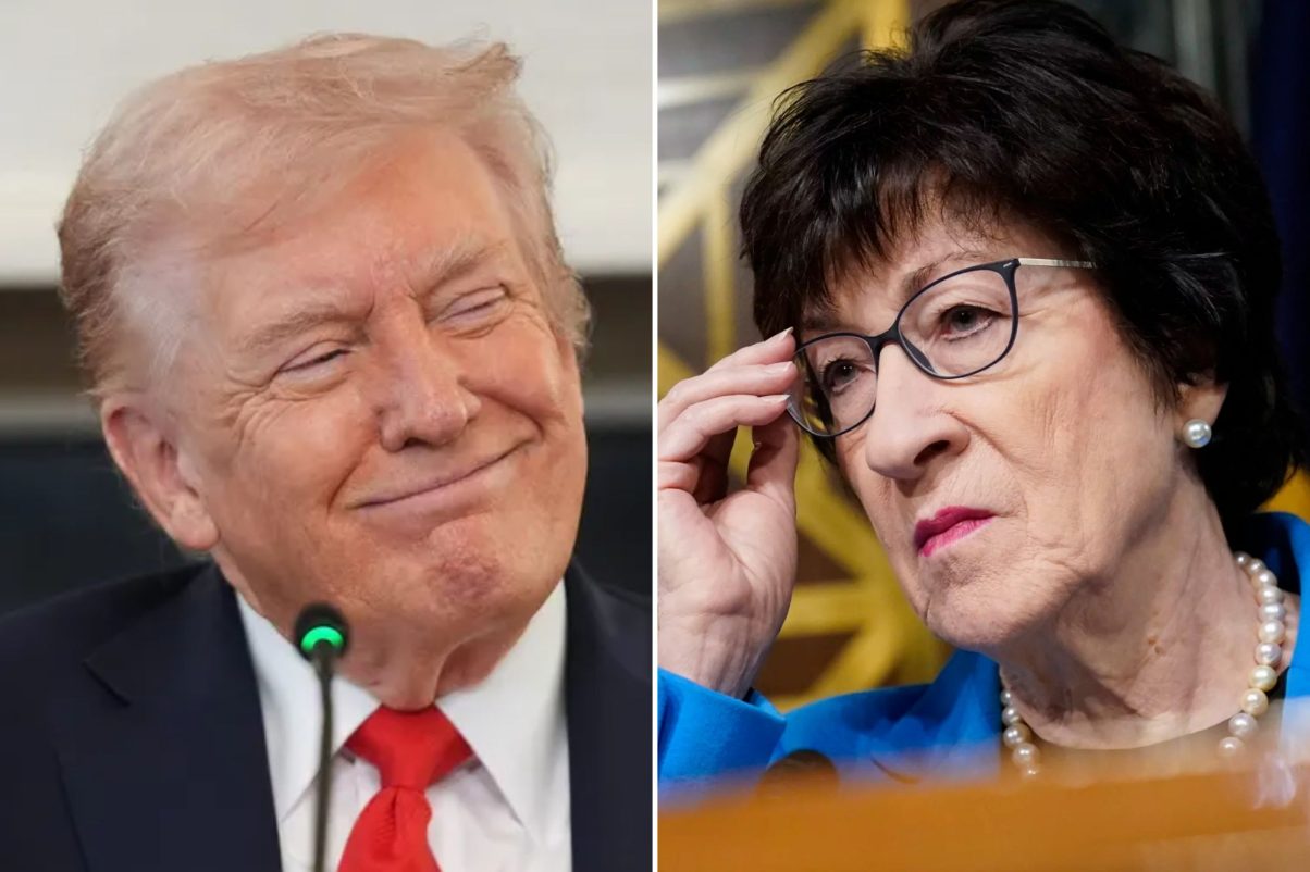 Liability or useful foil? Trump takes center stage in Susan Collins reelection fight