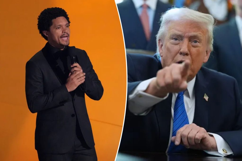 Trump threatens to sue Grammy host Trevor Noah over Epstein comments