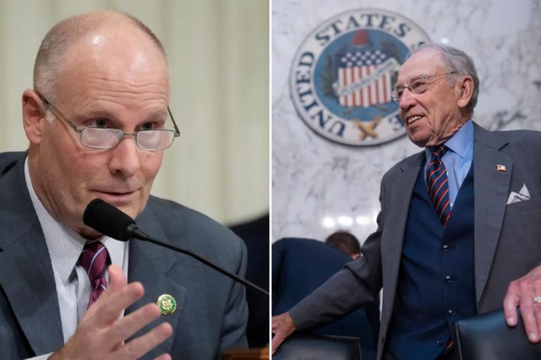 John Moolenaar (left) and Chuck Grassley (right).