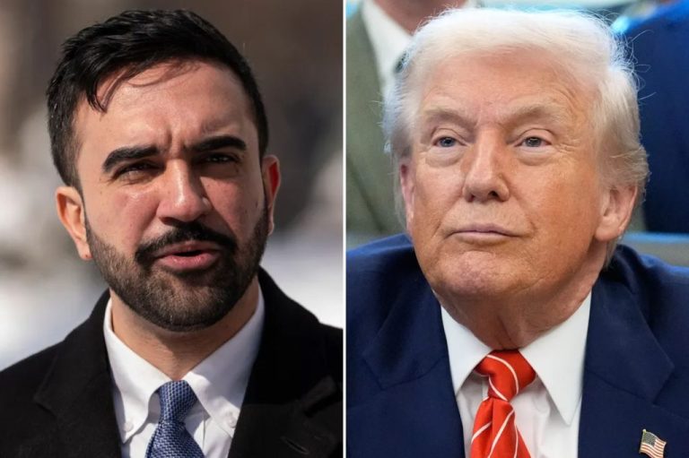 Zohran Mamdani and Donald Trump