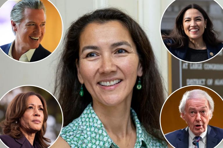 Mary Peltola/Alexandria Ocasio-Cortez/Ed Markey/Kamala Harris/Gavin Newsom