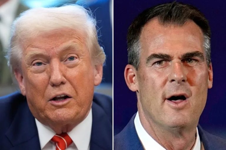 Donald Trump and Kevin Stitt