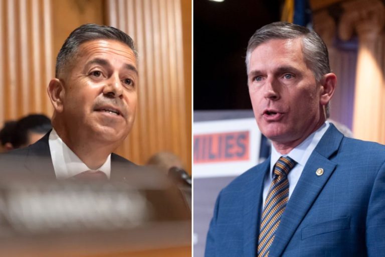 From l-r: Sens. Ben Ray Lujan (D-NM) and Martin Heinrich (D-NM).