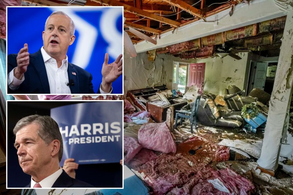 Hurricane Helene recovery becomes defining early fight in North Carolina Senate race