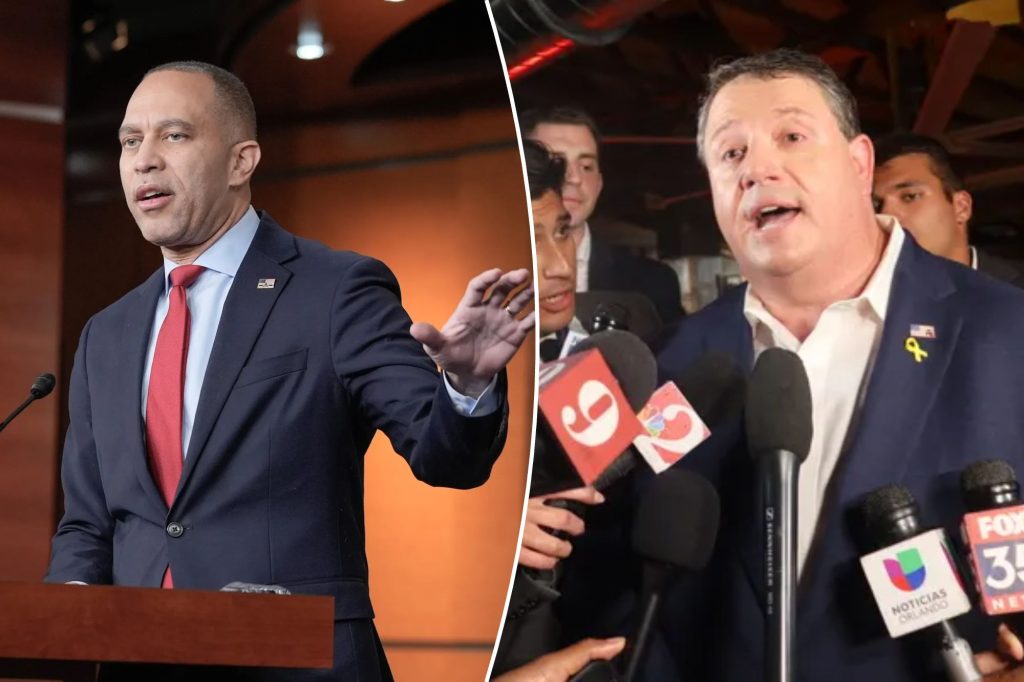 Jeffries pledges to hold Randy Fine accountable if Democrats win House majority