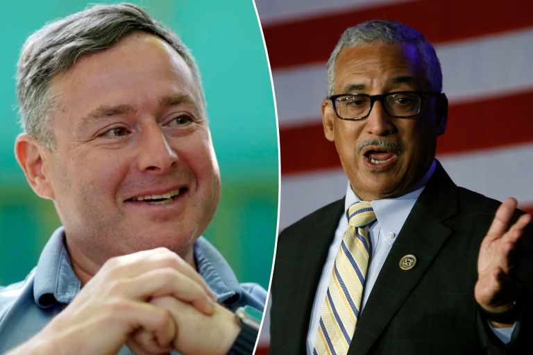 A collage of Reps. Eugene Vindman (D-VA) and Bobby Scott (D-VA).