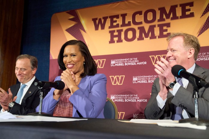 Bowser highlights new renderings of RFK stadium that boost DC as ‘green city’