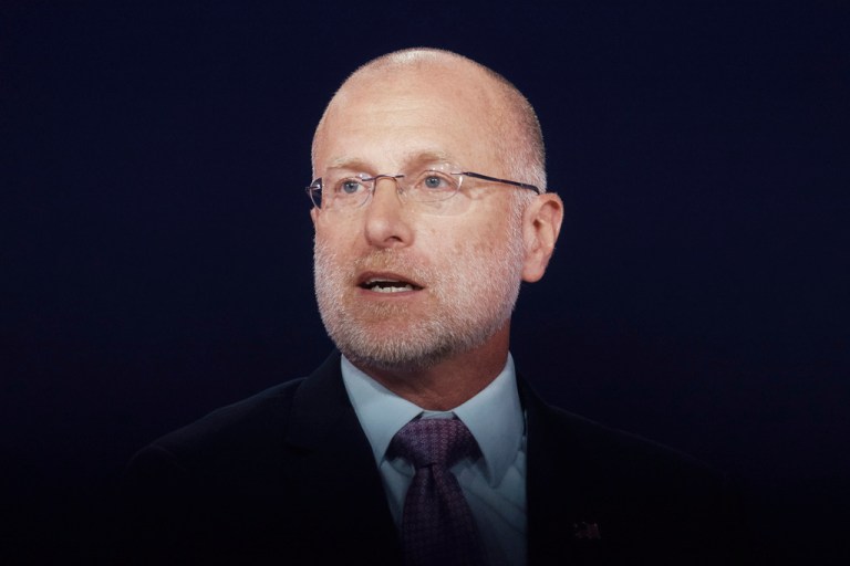 Chairman of the Federal Communications Commission of the United States Brendan Carr speaks during the Concordia Annual Summit in New York, Monday, Sept. 22, 2025.