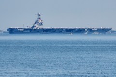 USS Gerald R. Ford leaves port in Croatia after fire damage repairs