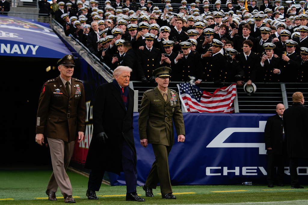 WATCH LIVE: Trump presents Commander in Chief Trophy to Navy football team