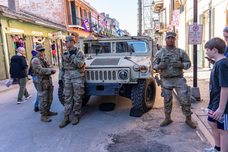 National Guard Troops in New Orleans.