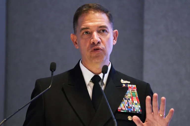 U.S. Navy Vice Adm. Brad Cooper.
