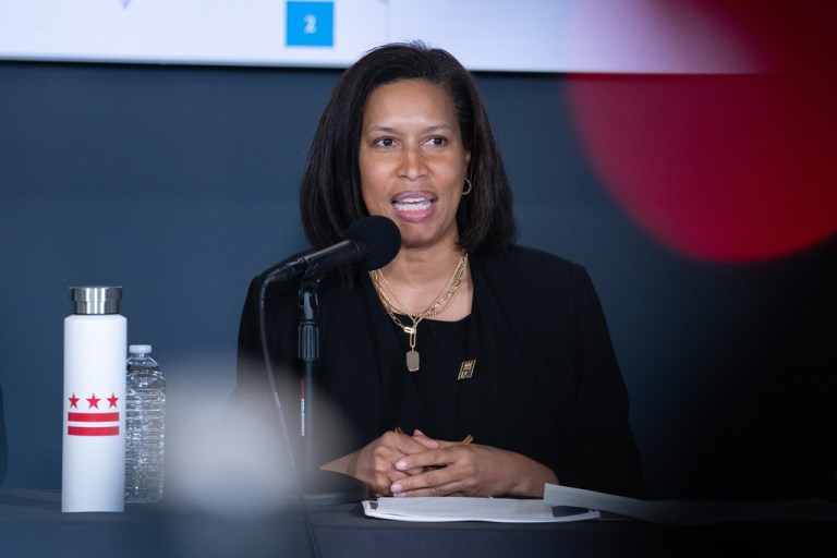 District of Columbia Mayor Muriel Bowser.