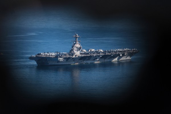The long sail of the USS Gerald R. Ford