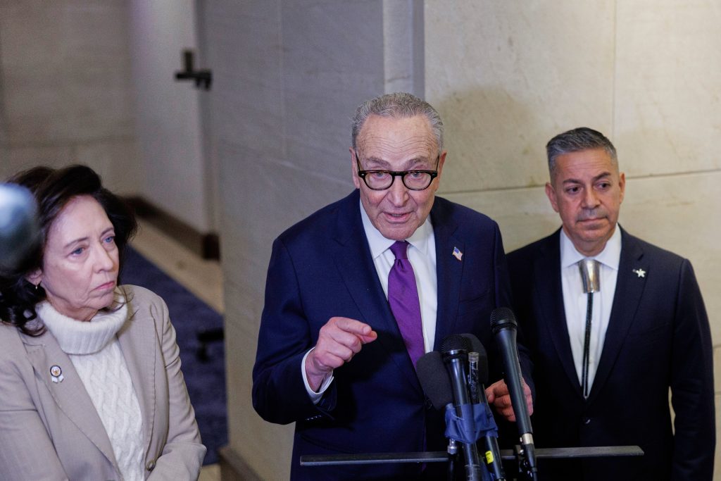 Schumer outlines Democrats’ strategy to oppose $1 billion for ballroom security